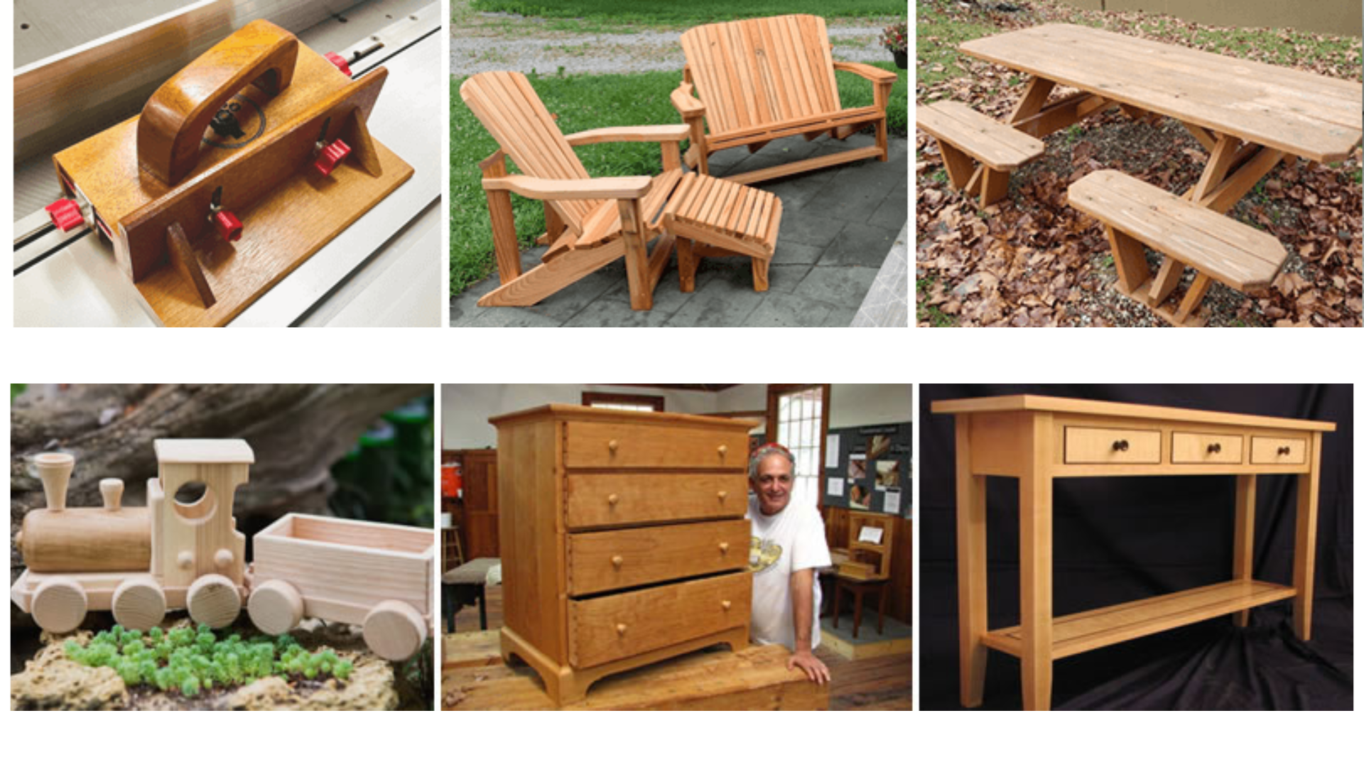 Wooden furniture and toys community projects