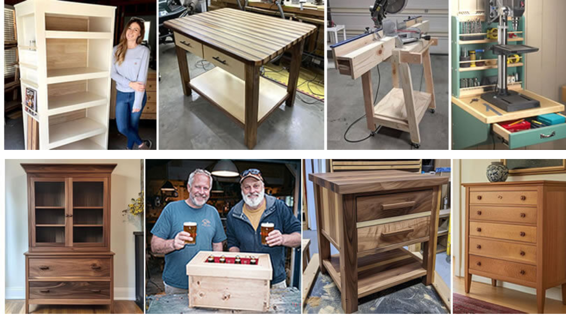 Workshop builds and cabinets community projects